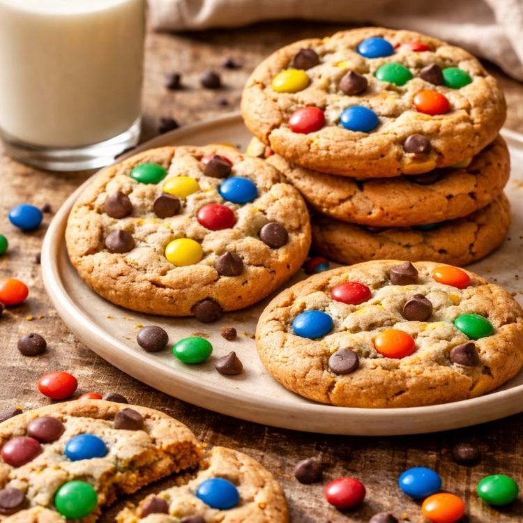 Chocolate Chip Cookie with M&M’s